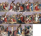 St. Peter's Outdoor Aluminum Stations of the Cross plates (Set of 14)