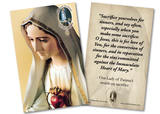Our Lady of Fatima "Sacrifice Yourselves" Quote Anniversary Holy Card