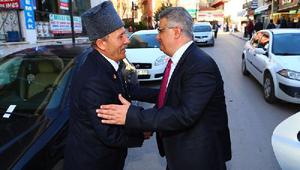 Vali Aykut Pekmez, Gazileri ziyaret etti