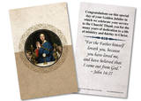 Madonna of the Host Golden Jubilee Holy Card