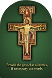 Preach the Gospel Cross Arched Magnet
