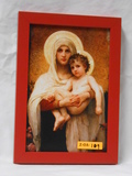 Madonna of the Roses 6x9 Bright Framed Print