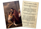 Prayer for Broken Families Holy Card