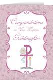 Goddaughter's Baptism Greeting Card