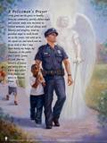 *Police Gift Special Edition* The Protector 13" x 19" poster with Policeman's Prayer 
