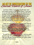 An Act of Consecration to the Sacred Heart of Jesus Poster