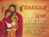 Icon of God's Love (Pope Francis) Family Poster