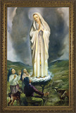 Our Lady of Fatima with Children Canvas - Framed Art
