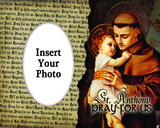 St. Anthony Of Padua Photo Frame