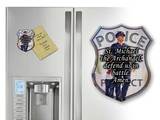 Police Guardian Angel with St. Michael Prayer Magnet