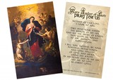 Mary Undoer of Knots General Prayer Holy Card