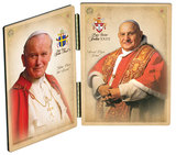 Commemorative Pope John Paul II and John XXIII Sainthood Diptych