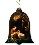 Holy Family by Murillo Wood Ornament