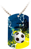 "Doing It All" Soccer Dog Tag