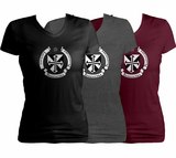 Dominican Shield Women's Cut V-Neck T-Shirt
