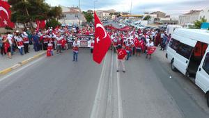 Sinop’ta 15 Temmuz Milli Birlik Yürüyüşü