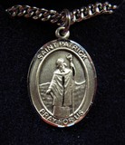 Sterling Silver Medal St. Patrick
