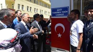 Şehit Türkmen Tekin Caddesi açıldı
