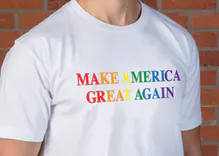Donald Trump is selling a Pride T-shirt just in time for the holidays