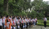 130 đại biểu Cháu ngoan Bác Hồ tỉnh Bắc Giang về Hà Nội báo công dâng Bác