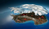 Sẽ ra sao nếu 138 ngọn núi lửa ngủ quên ở Nam Cực bất ngờ thức dậy?