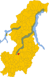 Locatie van Brunate in Como (CO)