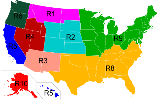 File:United States Forest Service Regions 1-10.svg