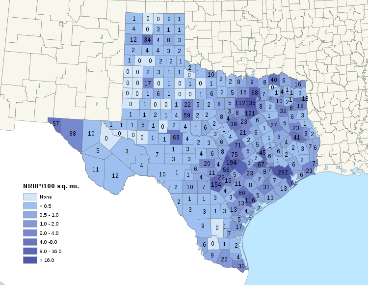 NRHP Texas map.svg