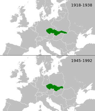 Lage der Tschechoslowakei im veränderten Europa vor und nach dem Zweiten Weltkrieg