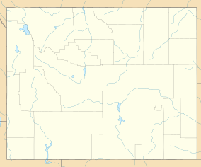 Map showing the location of Shoshone National Forest