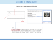 Create a statement using Semantic MediaWiki (en)