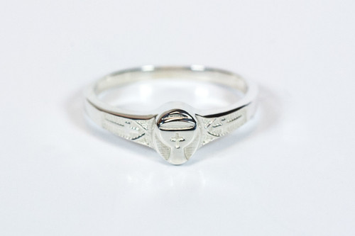 Sterling Silver Chalice First Communion Ring