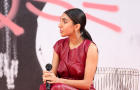 Rupi Kaur attends the Kerastase Paris, Power Talks event 