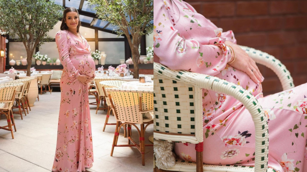 Lea Michele, de "Glee", compartilha fotos do seu chá de bebê; veja