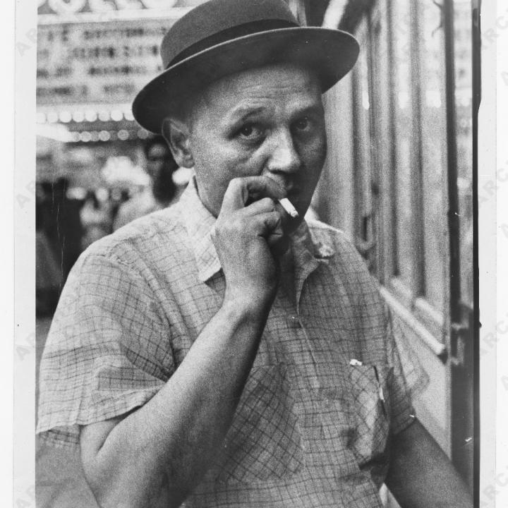 Romare Bearden in Harlem, circa 1950