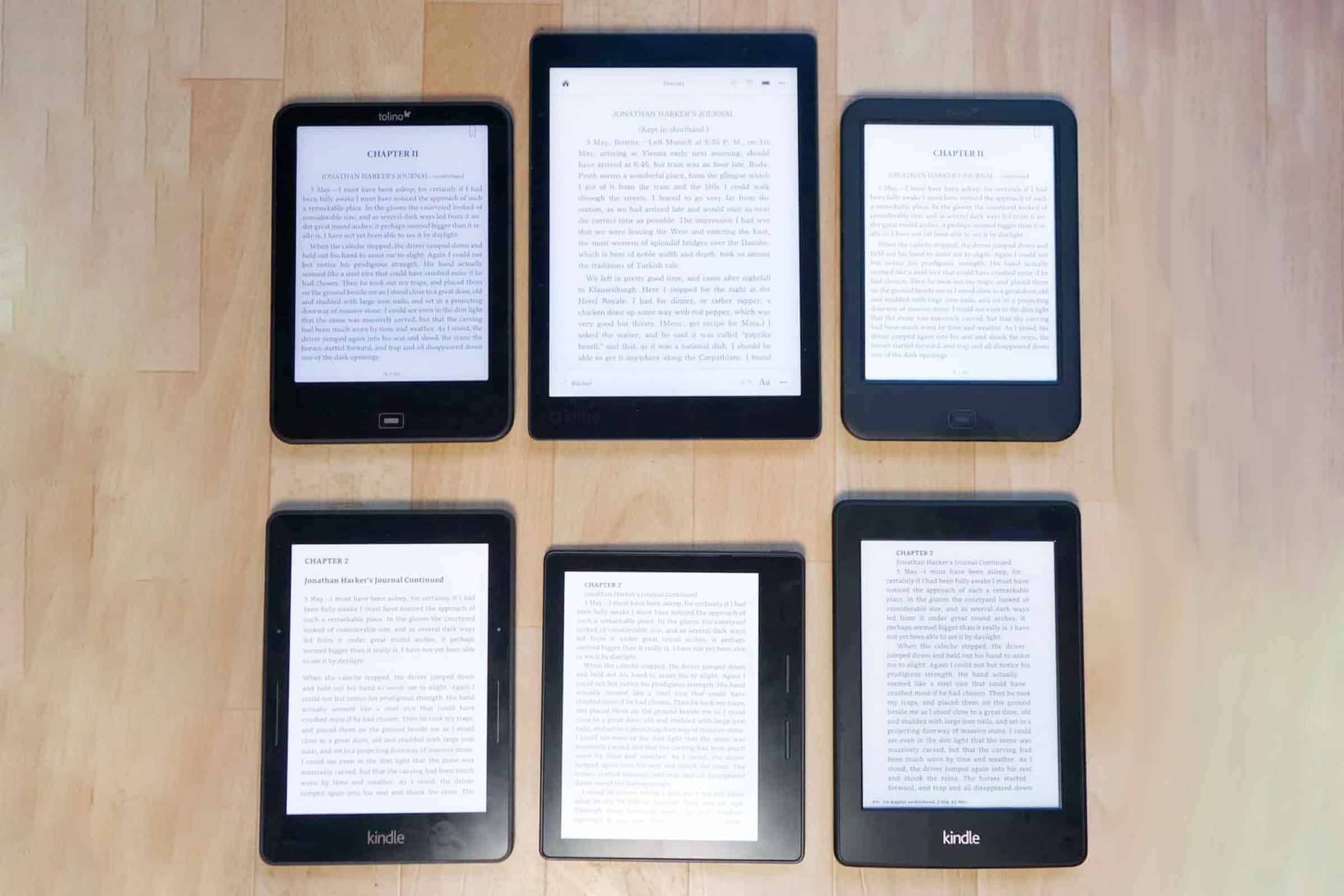 eBook-Reader Test: Ebook Reader Vergleich 1