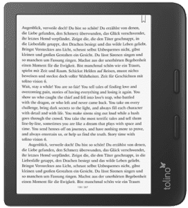 eBook-Reader Test: Tolino Vision 6