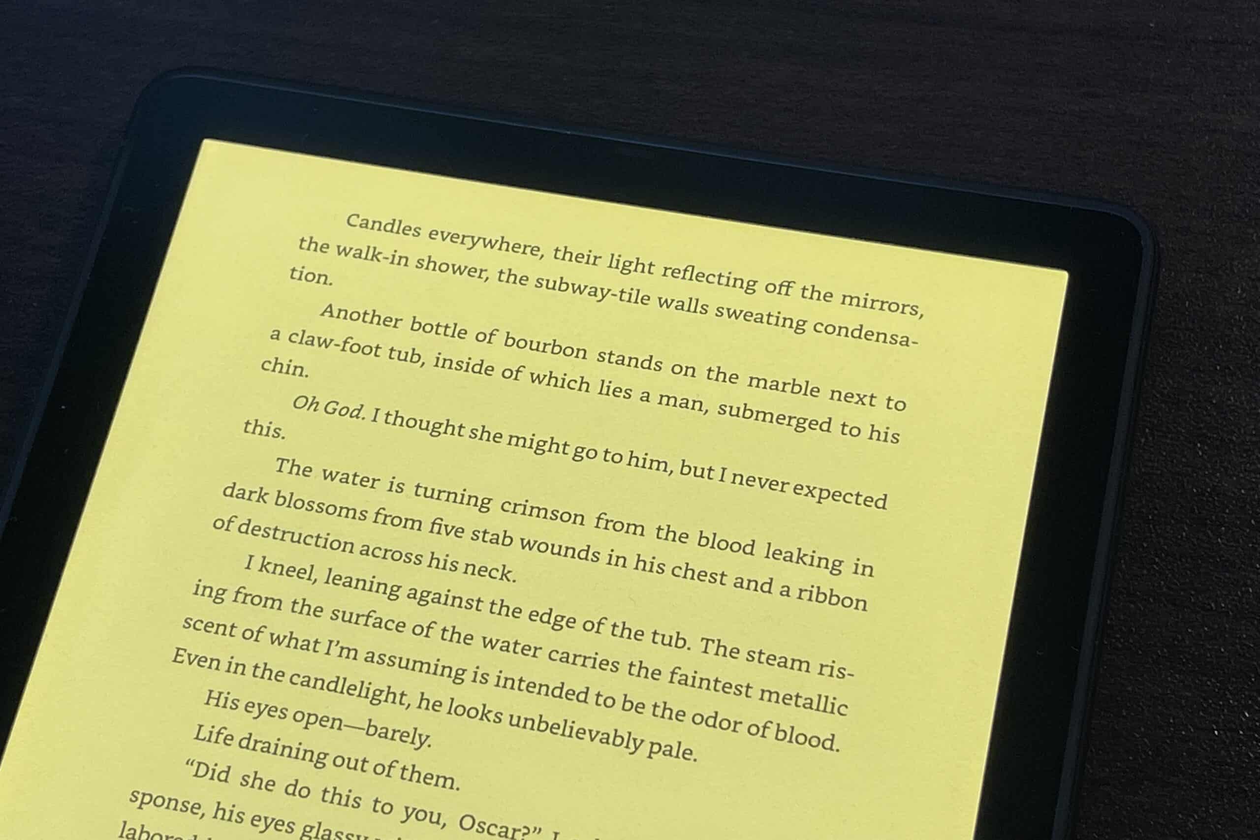 eBook-Reader Test: Kindle Farbtemperatur