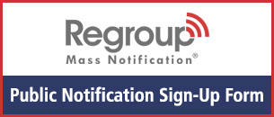 Regroup Mass Notification Public Notification Sign-Up