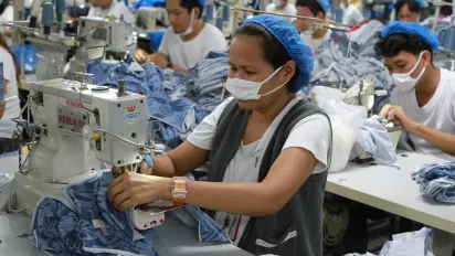 garment factory in the Philippines