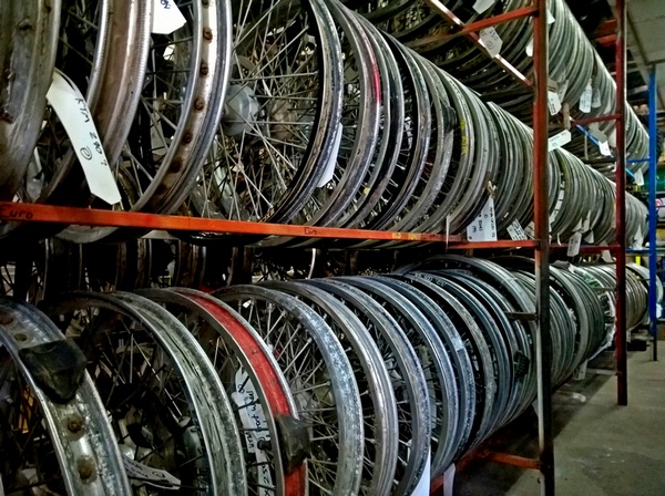About a quarter of our wheel stock