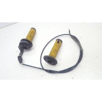 Throttle Assembly Twist Grip Cable Case Suzuki RM125 1994  #679
