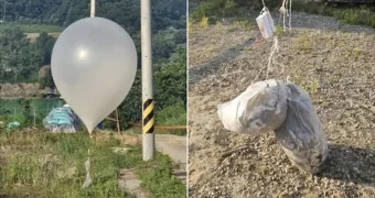 КНДР сбросила на Южную Корею мусор и навоз