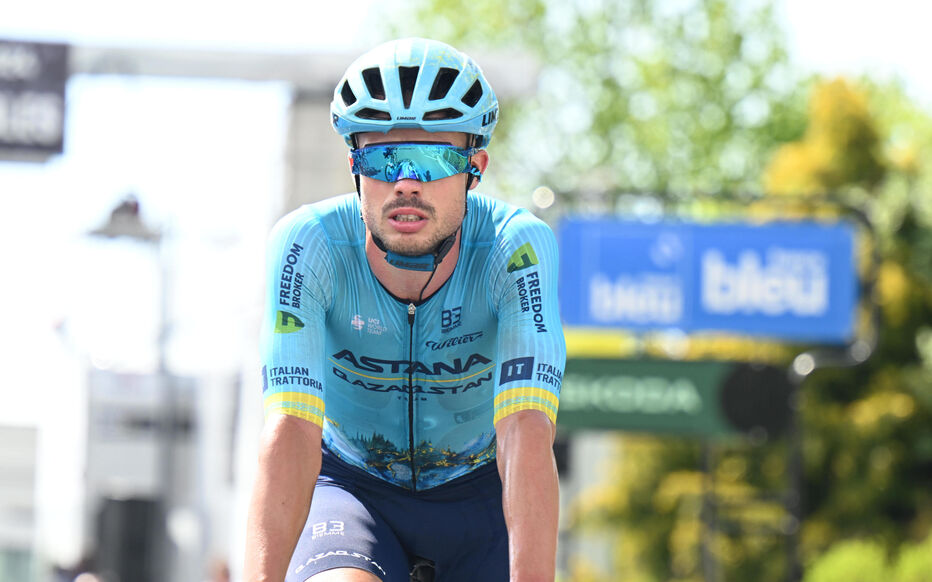 L'Italien Michele Gazzoli, premier abandon du Tour de France. IconSport/Sirotti Stefano