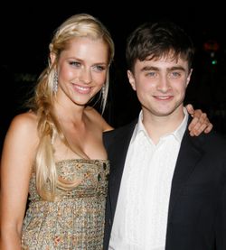 Theresa Palmer, Daniel Radcliffe at the December Boys Los Angeles Premiere