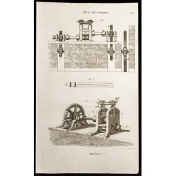 Gravure de 1852 - Monnaies - Numismatique - Arts mécaniques - 1