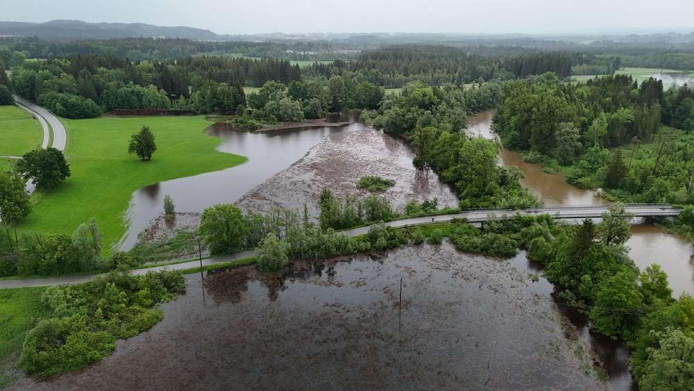 Dauerregen im Landkreis Bad Tölz-Wolfratshausen: 60 Einsätze für Feuerwehren