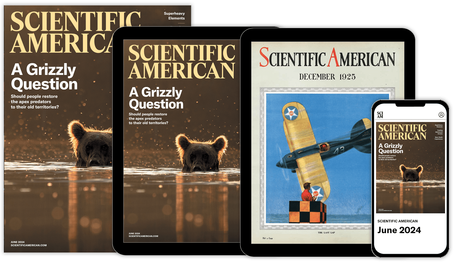 Scientific American publications in print & digital formats