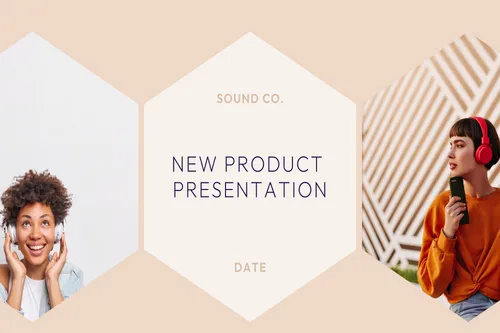 Poster 30 x 20 New Product Presentation posters template