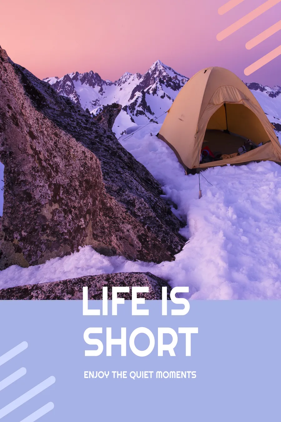 Poster 20 x 30 life is short posters template